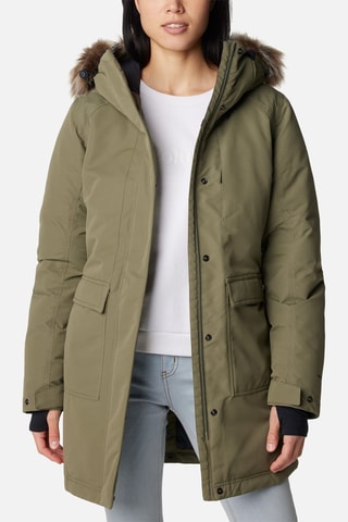 Parka met Capuchon Little Si™ II Ins - Groen