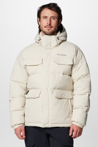 Gewatteerde Jas met Capuchon Landroamer™ - Ecru