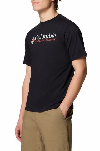 T-shirt regular en coton biologique CSC Basic Logo™ - Noir