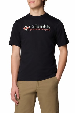 T-shirt regular en coton biologique CSC Basic Logo™ - Noir