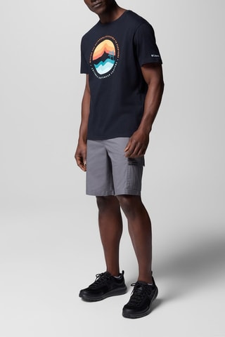 Biologisch Katoenen T-shirt Path Lake™ - Zwart