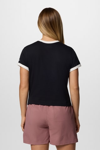 Biologisch Katoenen Regular T-shirt Rolling Bend™ - Zwart