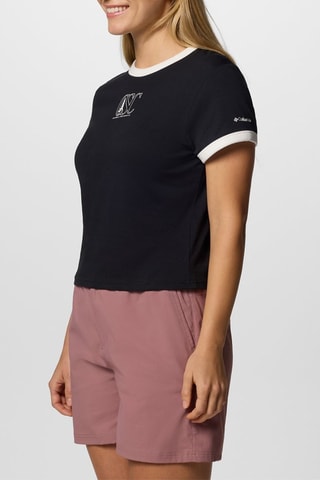 Biologisch Katoenen Regular T-shirt Rolling Bend™ - Zwart