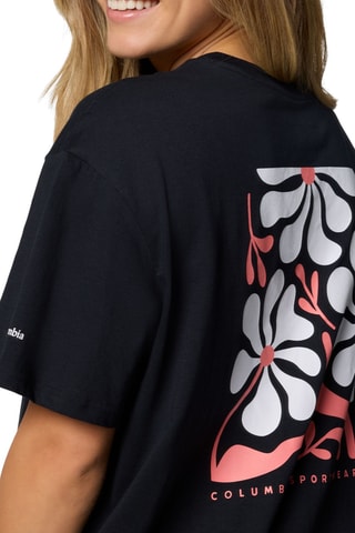 Biologisch Katoenen T-shirt Rolling Bend™ - Zwart