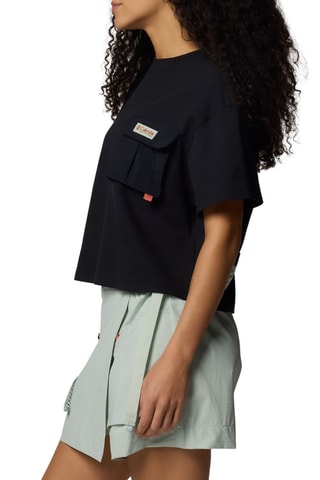 T-shirt cropped Cove Beach™ - Zwart