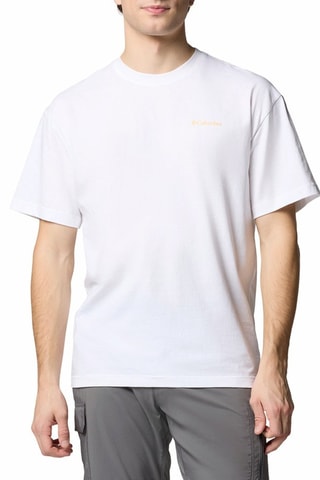 Biologisch Katoenen Regular T-shirt Black Butte™ - Wit