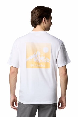 Biologisch Katoenen Regular T-shirt Black Butte™ - Wit