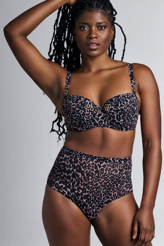 Soutien-gorge ampliforme Night Fever - Rose et noir
