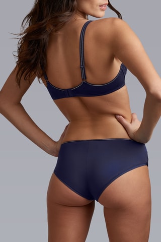 Soutien-gorge push-up Petit Point - Bleu marine