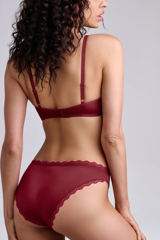 Soutien-gorge push-up Carita - Rouge