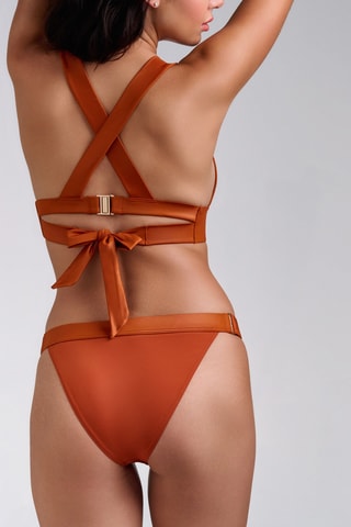 Bralette Cache-cœur - Orange foncé