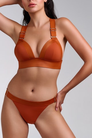 Tanga Cache-cœur - Orange foncé