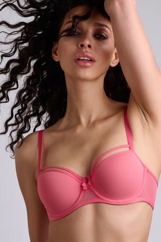 Soutien-gorge ampliforme Peekaboo - Rose