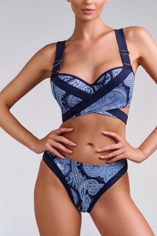 Bas de maillot Cache-cœur - Bleu marine