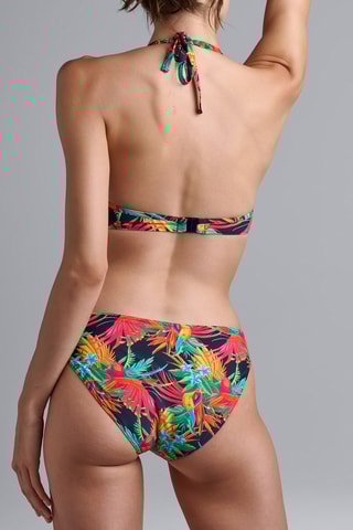 Haut de maillot coques Hula Haka - Vert clair et noir