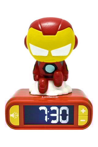Wekker-nachtlampje Iron Man Avengers Marvel- Vanaf 6 Jaar