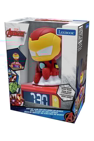 Wekker-nachtlampje Iron Man Avengers Marvel- Vanaf 6 Jaar