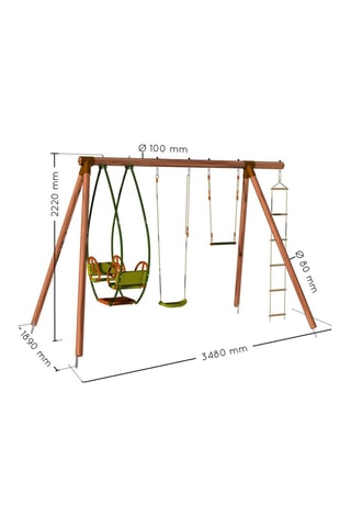 Portique en bois Juliette Dès 3 ans