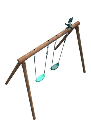 Balançoire double en pin Alizée - Dès 3 ans - 265 x 166 x 219 cm