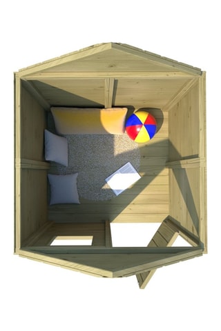 Cabane en pin Marina - Dès 3 ans - 123 x 119 x 159 cm