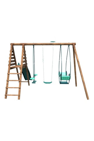 Station de jeux en bois Nigel - De 3 à 12 ans