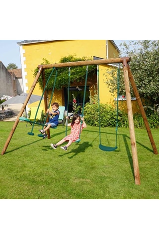 Portique en bois Polo - De 6 à 12 ans