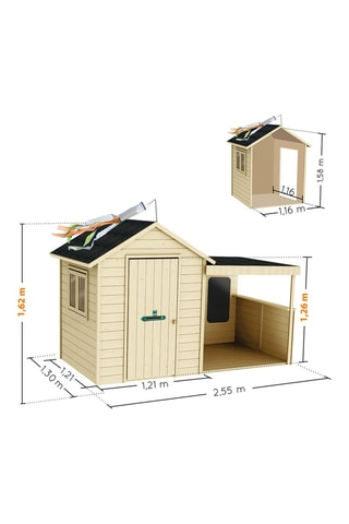 Cabane en bois Sarah - De 3 à 12 ans