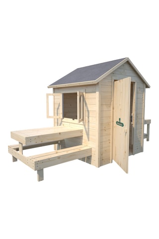 Cabane en bois Blanche - De 3 à 7 ans