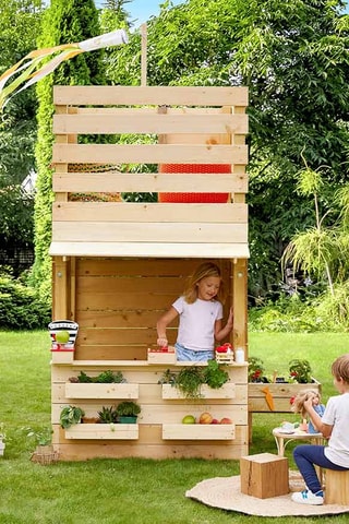 Cabane en bois Shopping - De 3 à 8 ans