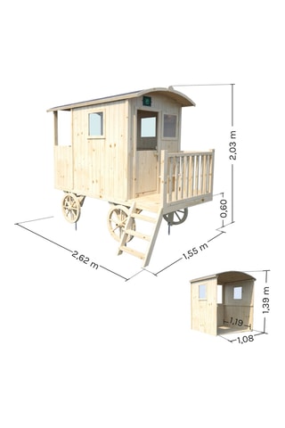 Cabane en bois Carry - De 3 à 8 ans