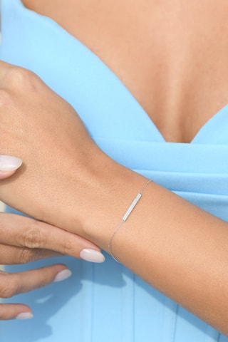 Bracelet Bunbury Or blanc et diamants