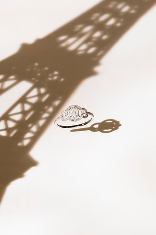 Bague Infini - Or blanc et diamants