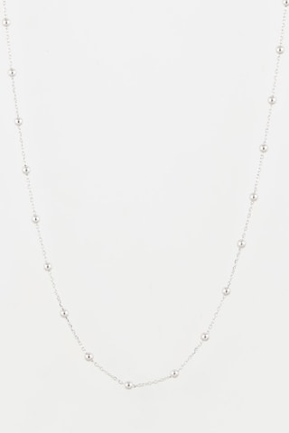 Chaîne boule - Or blanc