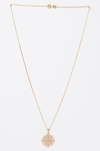 Pendentif Dentelle Or jaune et diamants