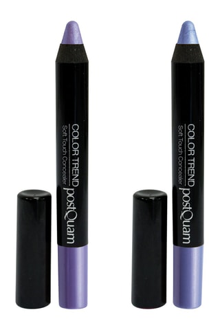 2 oogschaduwpotloden Jumbo 2 kleuren.