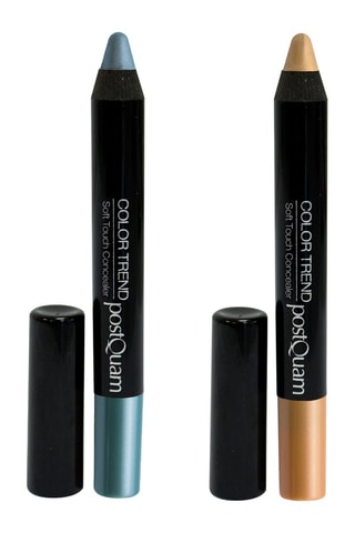 2 oogschaduwpotloden Jumbo 2 kleuren.