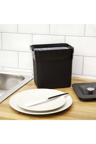 Poubelle automatique de tri sélectif en acier inoxydable Narvik - 75 l