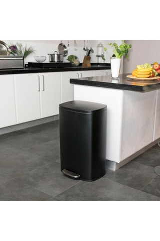 Poubelle à pédale en acier inoxydable Admiral - 50 l