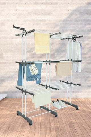 Etendoir multifonctions extensible Extra Plus - 38 m d'étendage