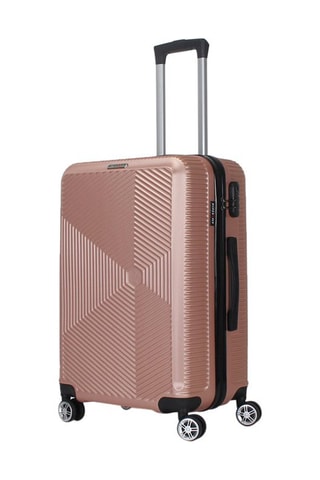 Handbagagetrolley Luton (S) - 55 cm - Zwart, roze, goudkleurig en zilverkleurig