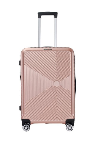 Handbagagetrolley Luton (S) - 55 cm - Zwart, roze, goudkleurig en zilverkleurig