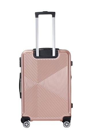 Handbagagetrolley Luton (S) - 55 cm - Zwart, roze, goudkleurig en zilverkleurig