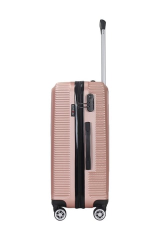 Handbagagetrolley Luton (S) - 55 cm - Zwart, roze, goudkleurig en zilverkleurig