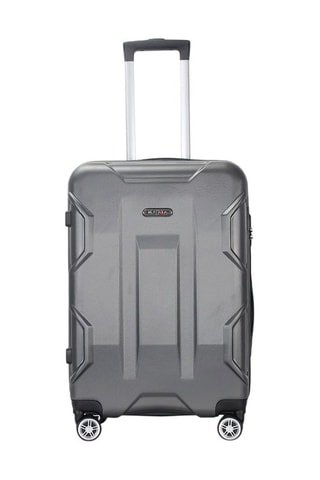 Handbagagetrolley palace (S) - 55 cm - Zwart, zilverkleurig en grijs