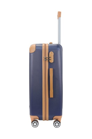 Handbagagetrolley Trocadero (S) - 55 cm  - Beige, blauw, bruin en zilverkleurig