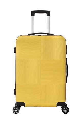 Handbagagetrolley en Weekendtrolley Capri (S/M) - 55/65 cm - Mosterdgeel