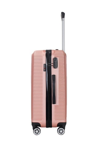 Set 3 Trolleys Luton (S/M/L) - 55 / 65 / 75 cm - Roze