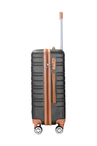 Weekendtrolley Madeleine Zwart en Camel