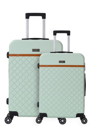 Handbagagetrolley en Grote Trolley Odéon (S/L) - Groen - 55/75 cm