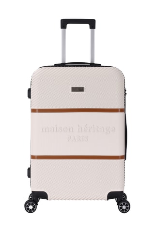 Set de 3 valises et vanity Opera (S/M/L) - Ecru - 55/65/75/30 cm